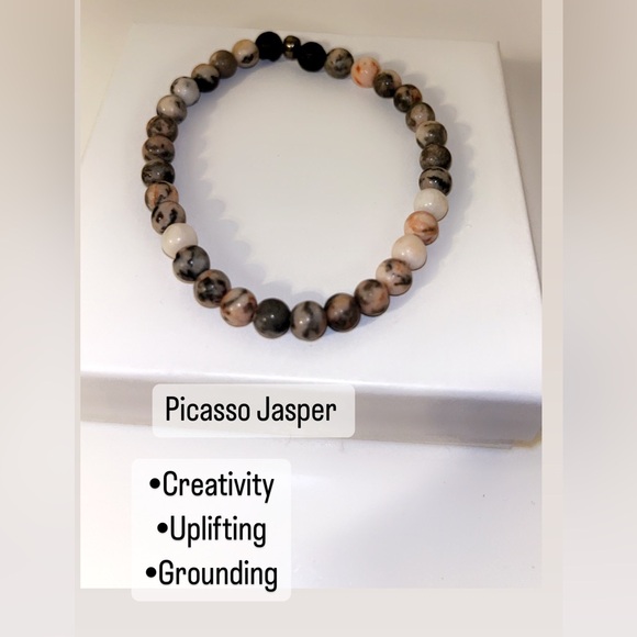 Check out this stunning Picasso Jasper Bracelet that I just made. - Picture 1 of 1